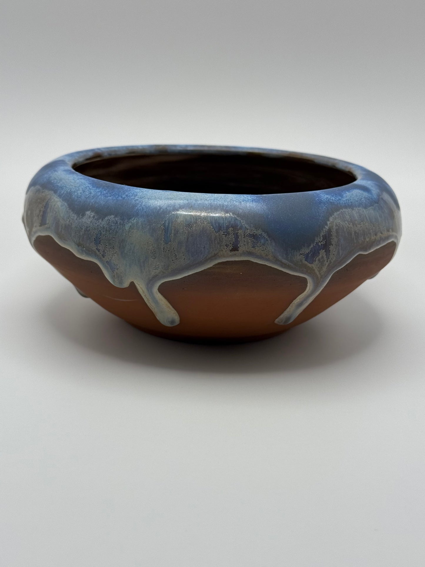 Blue Mercury Crystal Drip Bowl